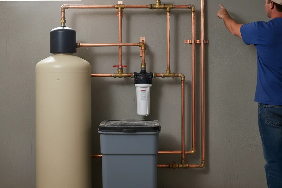 Whole-house water treatment system installed in Jackhorn